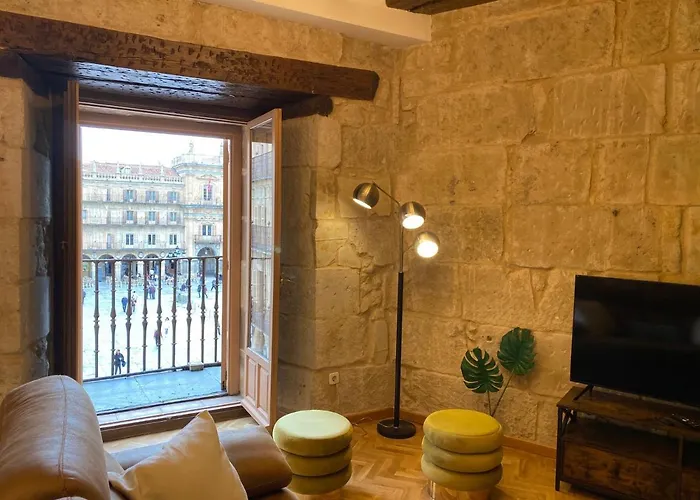 Plaza Mayor Con 2 Balcones A La Misma Plaza Mayor Salamanca